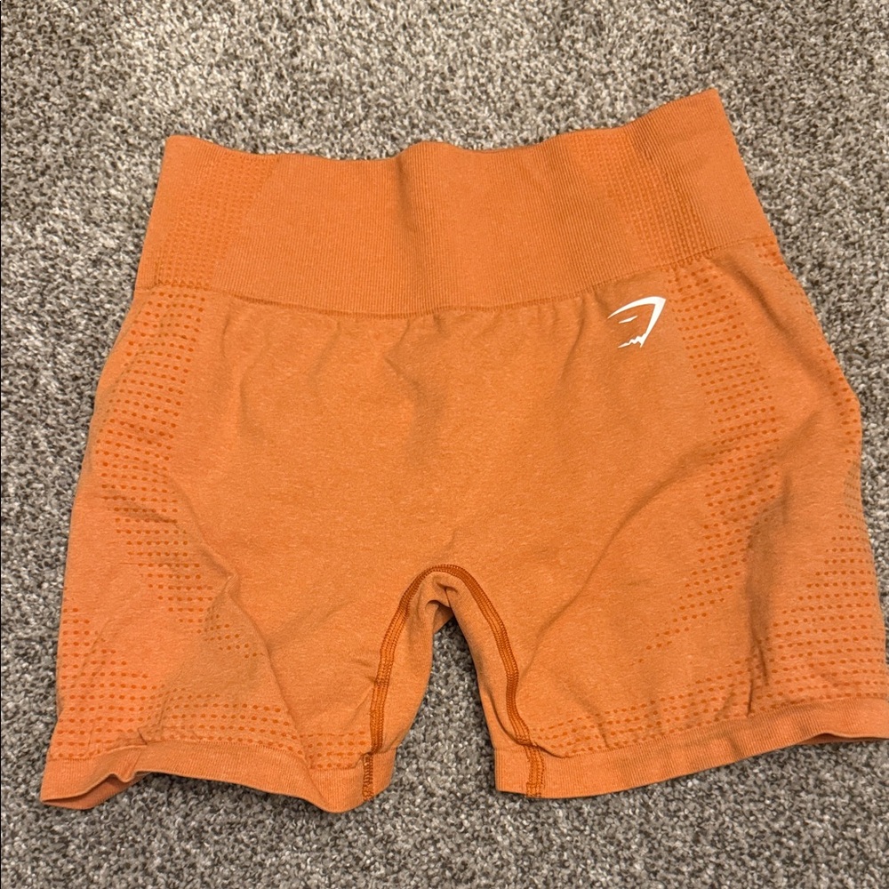 Gymshark Orange Athletic Shorts for Women